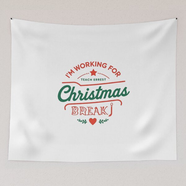 Item preview, I’m Working For Christmas Break 5 Stars T‑Shirt | Funny Teacher Holiday Tee with Star Rating, Classroom Humor, Winter Break Countdown  designed and sold by GAIDREDA.