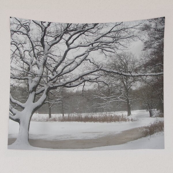 Item preview, Winter scenery brown white designed and sold by CreaTwinkles.