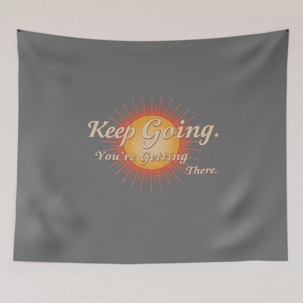 Item preview, Keep Going – Vintage Motivation Tee designed and sold by EcoArtTees.
