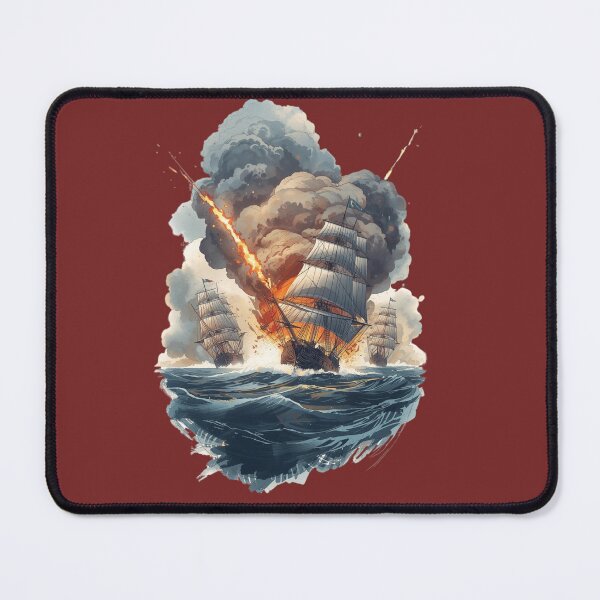 Item preview, Epic Sailing Warships Battle – Dramatic Naval Clash designed and sold by Mythic Tide.