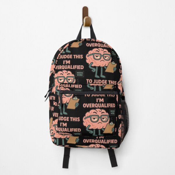 Item preview, I’m Overqualified To Judge This Funny Brain Design designed and sold by TeeTimeTreasure.