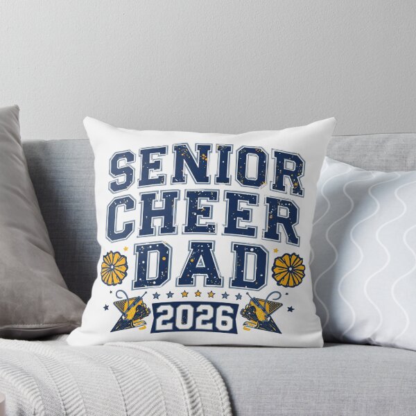 Item preview, Senior Cheer Dad 2026 T‑Shirt | Proud Cheerleader Dad Class of 2026 Game‑Day Tee with Megaphone, School Colors, Senior Night  designed and sold by GAIDREDA.