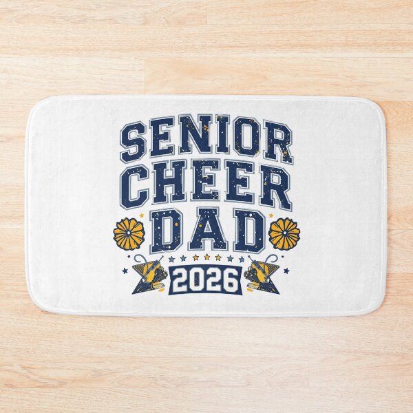 Item preview, Senior Cheer Dad 2026 T‑Shirt | Proud Cheerleader Dad Class of 2026 Game‑Day Tee with Megaphone, School Colors, Senior Night  designed and sold by GAIDREDA.