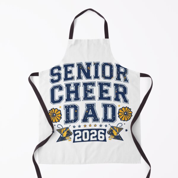 Item preview, Senior Cheer Dad 2026 T‑Shirt | Proud Cheerleader Dad Class of 2026 Game‑Day Tee with Megaphone, School Colors, Senior Night designed and sold by GAIDREDA.