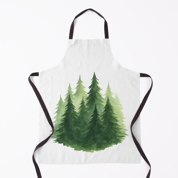 Item preview, Watercolor Evergreen Forest designed and sold by ArtfulWeave.