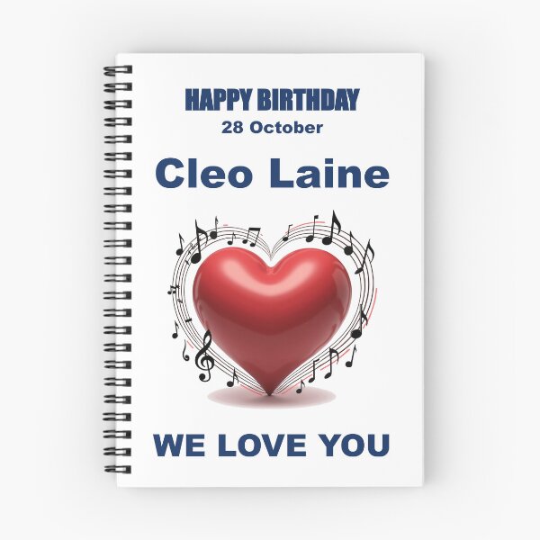 Item preview, Tribute to Cleo Laine — 28 October designed and sold by ariksworld.