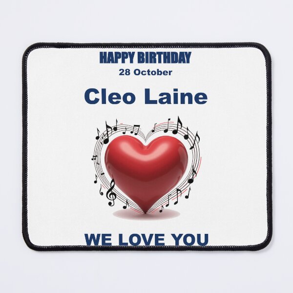 Item preview, Tribute to Cleo Laine — 28 October designed and sold by ariksworld.