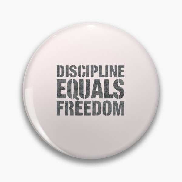 Item preview, Discipline Equals Freedom – Bold Motivational Tee designed and sold by EcoArtTees.