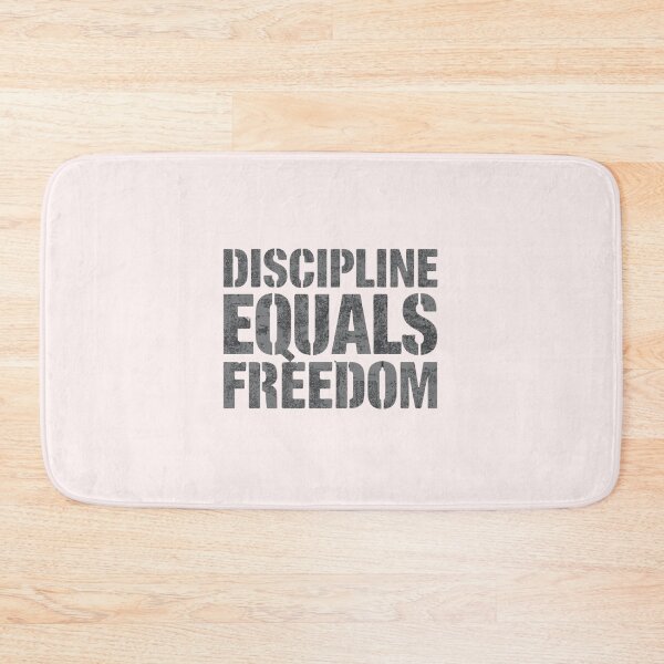Item preview, Discipline Equals Freedom – Bold Motivational Tee designed and sold by EcoArtTees.