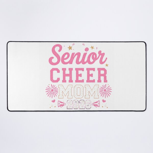Item preview, Senior Cheer Mom 2026 T‑Shirt | Proud Cheerleading Mama Class of 2026 Game‑Day Tee with Megaphone, Bow, School Colors, Senior Night designed and sold by GAIDREDA.