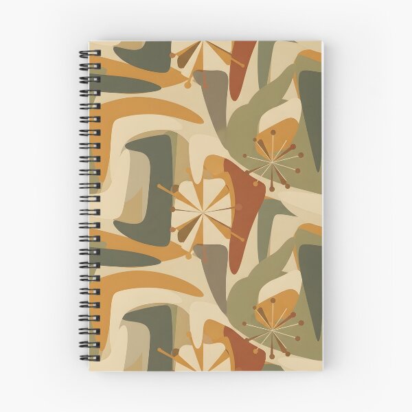 Item preview, Mid-Century Modern Earth Tone Geometric Pattern designed and sold by RBCTk.