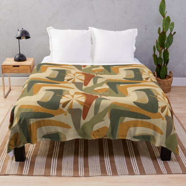 Item preview, Mid-Century Modern Earth Tone Geometric Pattern designed and sold by RBCTk.