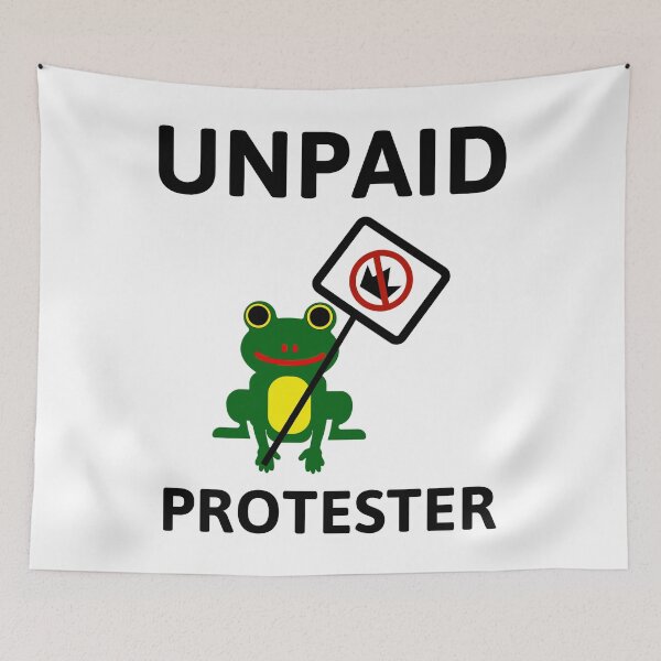 Item preview, Unpaid protester  designed and sold by Rachel the Artist .