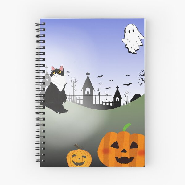 Item preview, A spooky place and then see a cat and candy designed and sold by LavenderChill04.