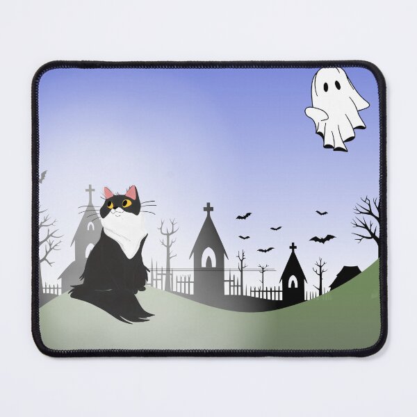Item preview, A spooky place and then see a cat and candy designed and sold by LavenderChill04.