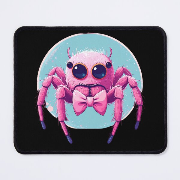 Item preview, Adorable Pink Jumping Spider with Bow Tie designed and sold by AOG-DESIGNS.