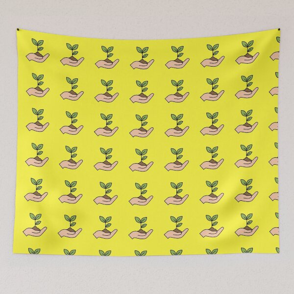 Item preview, Green plants on hand. designed and sold by HasifArtCollection.