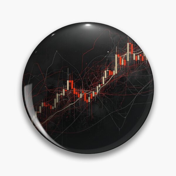 Artikelvorschau, Market Pulse — Abstrakte Forex-Kerzen, Forex, Händler, lustig entworfen und verkauft von Ewelina Niemiec.