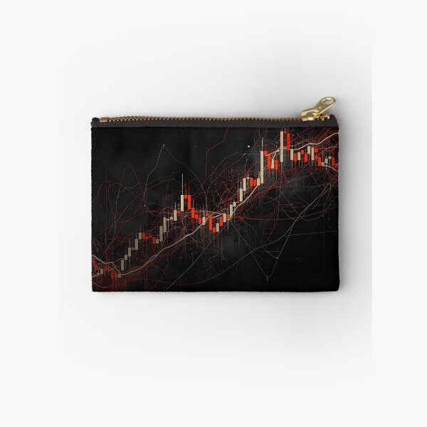Artikelvorschau, Market Pulse — Abstrakte Forex-Kerzen, Forex, Händler, lustig entworfen und verkauft von Ewelina Niemiec.