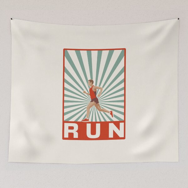 Item preview, Run Runner Running Vintage Style designed and sold by wingstar.