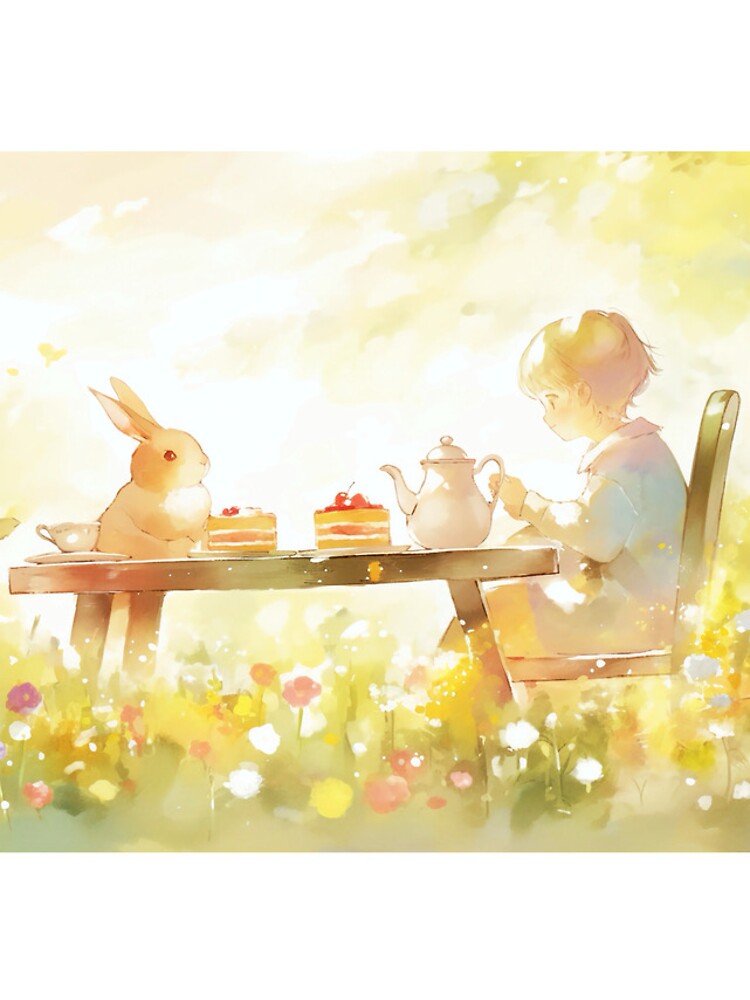 Thumbnail 4 of 4, iPhone Case, Dreamy Rabbit Tea Party designed and sold by SweetSprash.