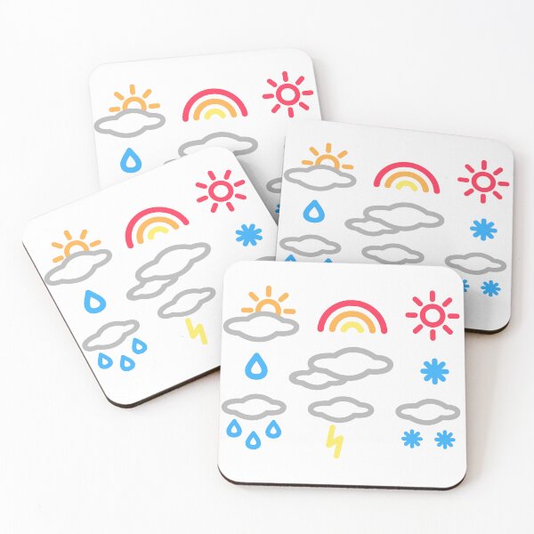 Item preview, Set of weather icons. Weather news. Weather seasons forecast symbols designed and sold by NataliaVVV.