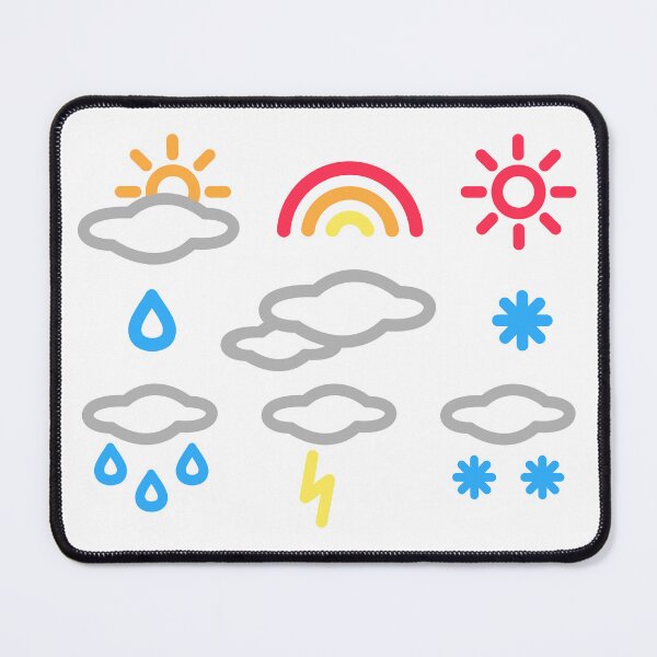 Item preview, Set of weather icons. Weather news. Weather seasons forecast symbols designed and sold by NataliaVVV.