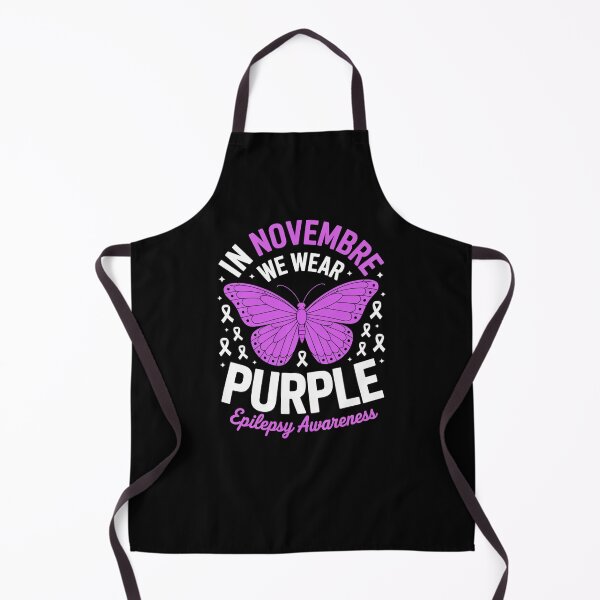 Item preview, In November We Wear Purple Epilepsy Awareness Butterfly Design designed and sold by Gogetgiggles.