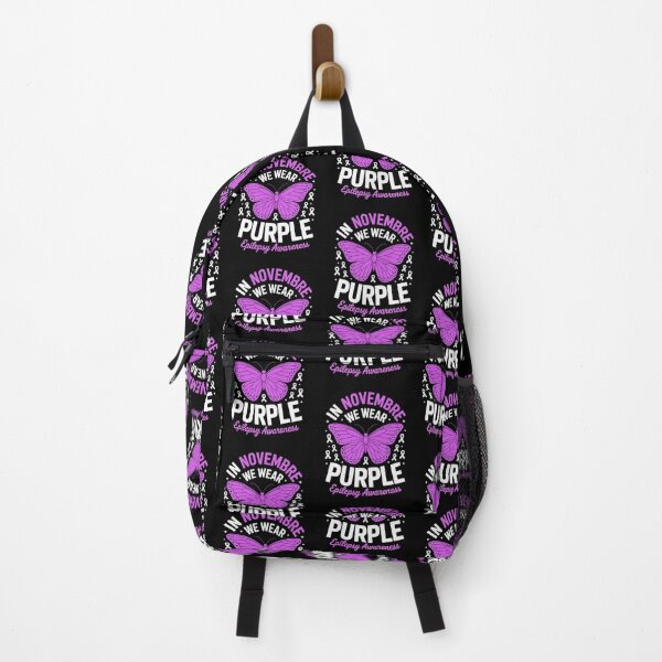 Item preview, In November We Wear Purple Epilepsy Awareness Butterfly Design designed and sold by Gogetgiggles.