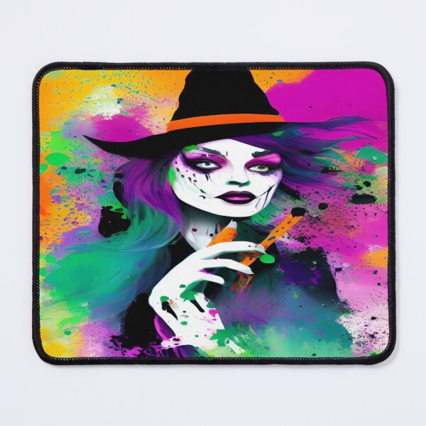 Item preview, Cute colorful Halloween witch. designed and sold by DaliaSabryTee.