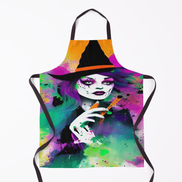 Item preview, Cute colorful Halloween witch. designed and sold by DaliaSabryTee.
