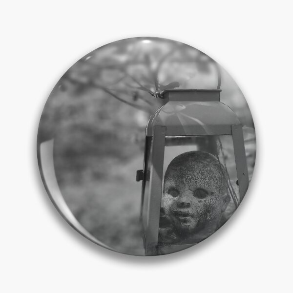 Item preview, Creepy Baby Doll Head in Lantern Art - Dark Surreal Gothic Horror Decor designed and sold by Craig Kauzmann.