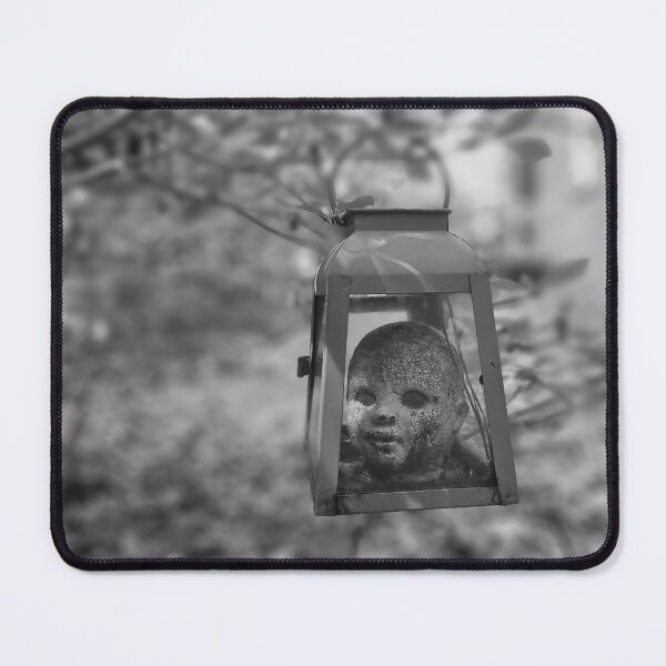 Item preview, Creepy Baby Doll Head in Lantern Art - Dark Surreal Gothic Horror Decor designed and sold by Craig Kauzmann.
