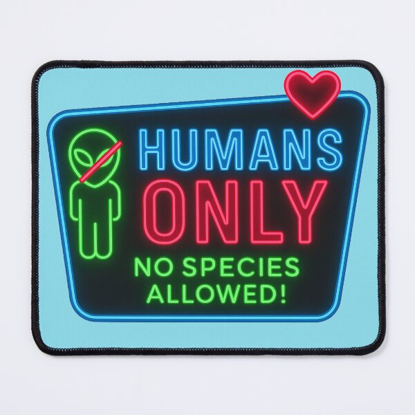 Item preview, Humans Only T-Shirt designed and sold by NAJURE.