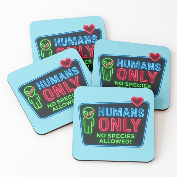 Item preview, Humans Only T-Shirt designed and sold by NAJURE.