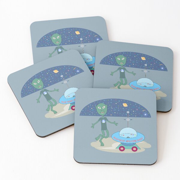 Item preview,  friendly alien, sci-fi designed and sold by MKBL.