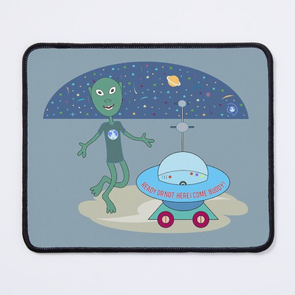 Item preview,  friendly alien, sci-fi designed and sold by MKBL.