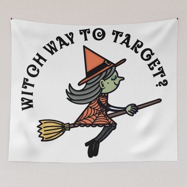 Item preview, Witch way to Target? designed and sold by regsdoodles.