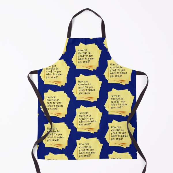 Item preview, STICKY NOTES:  How can exercise be good for you when it makes you smell? - funny messages designed and sold by DesignsFromTW-S.