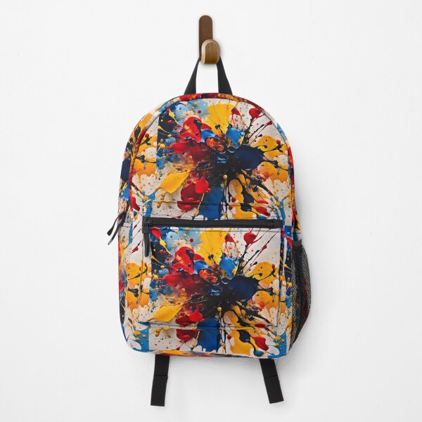 Item preview, Floral Burst – Bold Ink Splatters in Bloom designed and sold by PawPrintedArt.