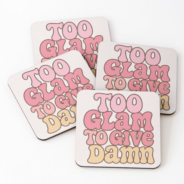 Item preview, GRL PWR Too Glam to Give Damn designed and sold by Meandmyshop.