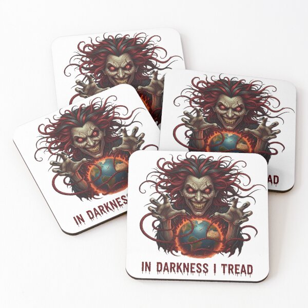 Item preview, In Darkness I Tread Evil Demon Horror Illustration designed and sold by WRY_SELF.
