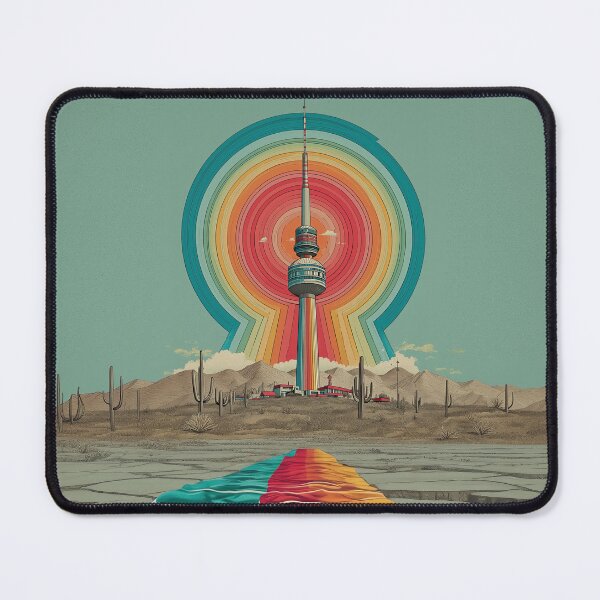 Item preview, Desert Spectrum Tower I – Retro Horizons designed and sold by PlanetBPop.