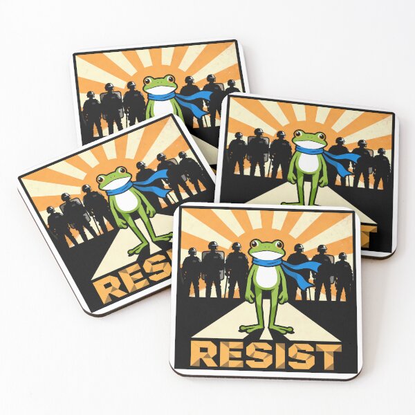 Item preview, Peaceful Protest - Portland Frog Protest designed and sold by Jaanussar.