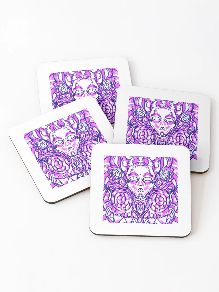 Thumbnail 1 of 5, Coasters (Set of 4), designed and sold by Inkflax.