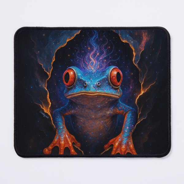Item preview, Kosmische Kikker – Licht uit het Universum designed and sold by Zouky.art.