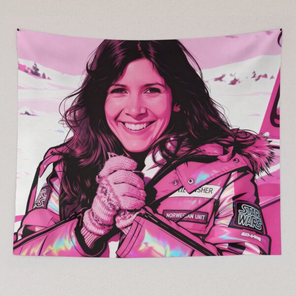 Item preview, The Rebel Princess Pop (PINK) - POP ART  designed and sold by CleverCulture.