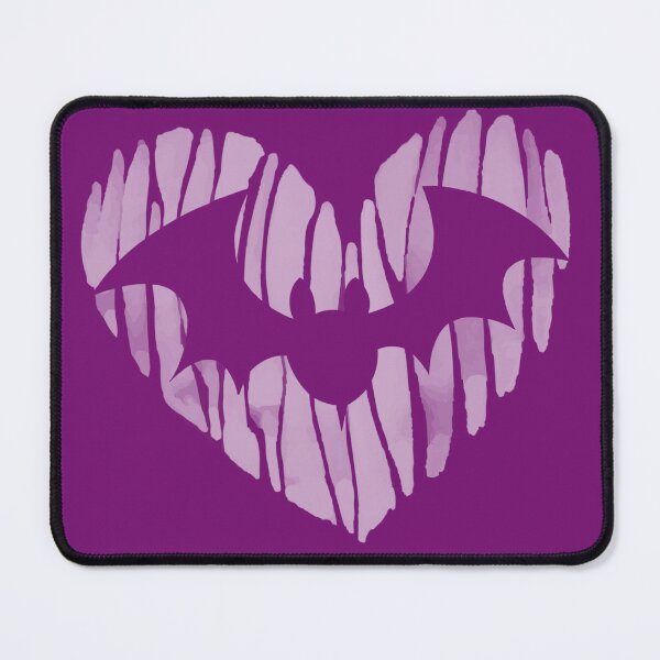 Item preview, Bat Love – Gothic Watercolor Heart Design designed and sold by Adorable Antics .