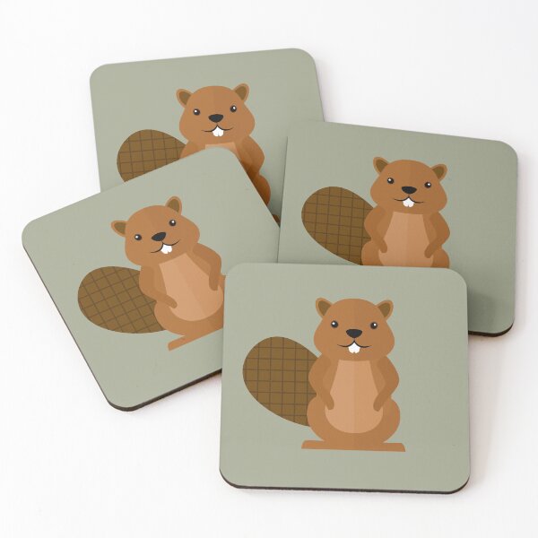 Item preview, Beaver on green designed and sold by reneesillus.