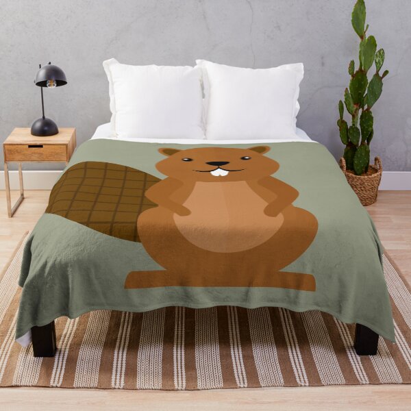 Item preview, Beaver on green designed and sold by reneesillus.